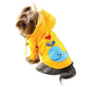 Splashing Whale Raincoat with Cotton Lining (size: XL)