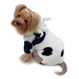Ultra Plush Moo Cow Hooded Pajamas (size: S)